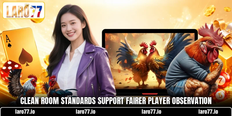 Clean room standards support fairer player observation Clean room standards support fairer player observation