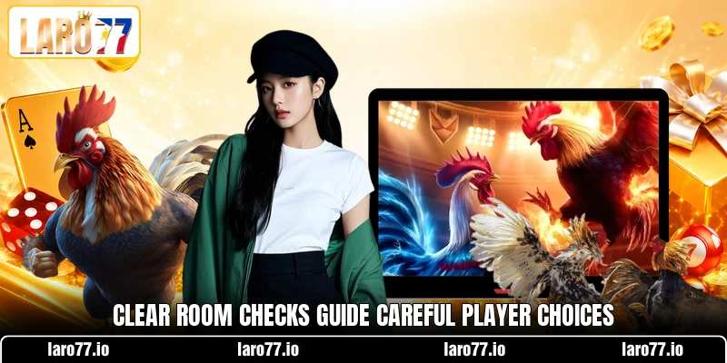 Clear room checks guide careful player choices Clear room checks guide careful player choices