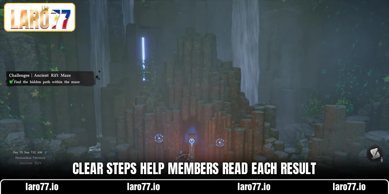 Clear steps help members read each result Clear steps help members read each result