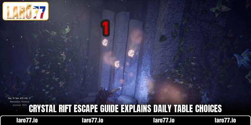 Crystal Rift Escape guide explains daily table choices Crystal Rift Escape guide explains daily table choices