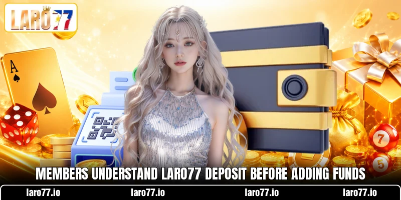 Members understand LARO77 deposit before adding funds