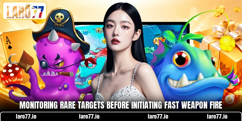 Monitoring rare targets before initiating fast weapon fire Monitoring rare targets before initiating fast weapon fire