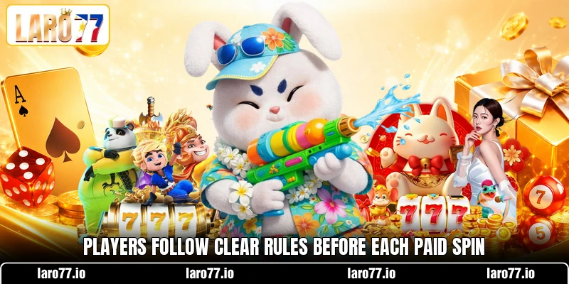 Players follow clear rules before each paid spin Players follow clear rules before each paid spin