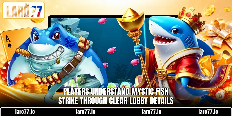 Players understand Mystic Fish Strike through clear lobby details Players understand Mystic Fish Strike through clear lobby details