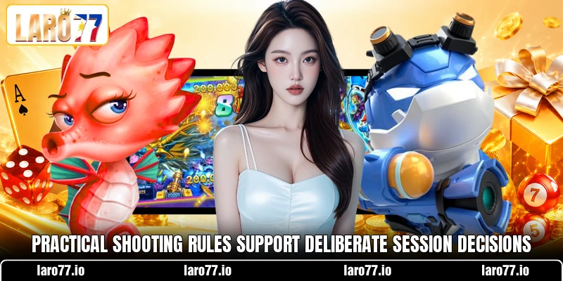 Practical shooting rules support deliberate session decisions Practical shooting rules support deliberate session decisions