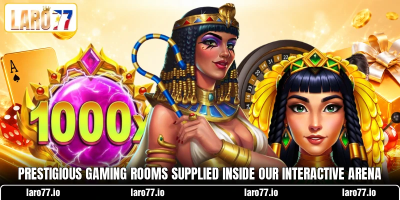Prestigious gaming rooms supplied inside our interactive arena Prestigious gaming rooms supplied inside our interactive arena