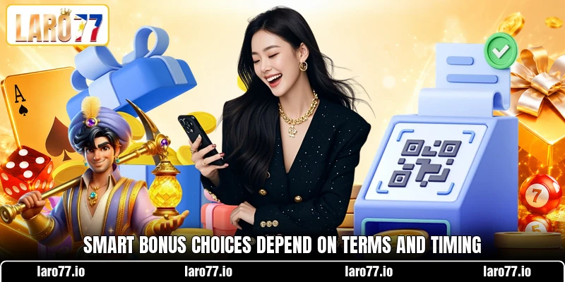 Smart bonus choices depend on terms and timing Smart bonus choices depend on terms and timing